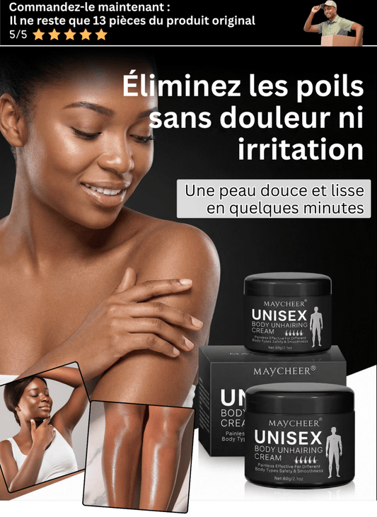 UNISEX - Éliminez Vos Poils en 10 Minutes Sans Rasoir ni Douleur - BOUTIQUE SN