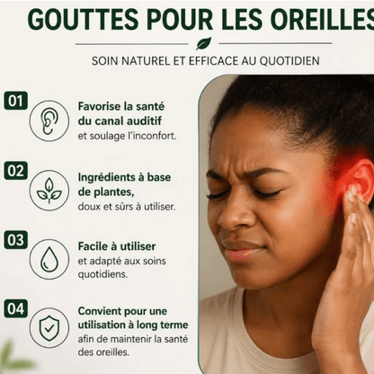 Gouttes auriculaires douces pour soulager les acouphènes - BOUTIQUE SN