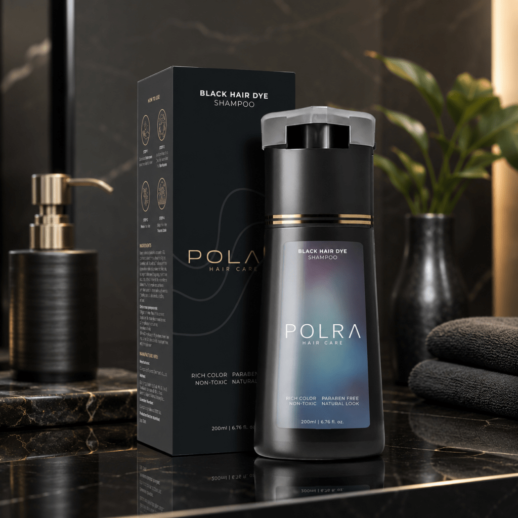Shampoing Colorant Instantané Noir Homme et Femme – 10 Minutes - BOUTIQUE SN