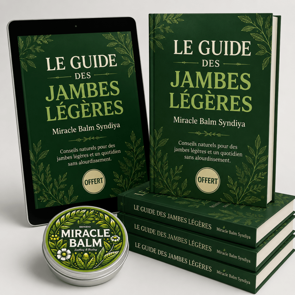 🎁 VOTRE CADEAU OFFERT : le Guide des Jambes Légères 5 000 FCFA Comment soulager vos douleurs vous-même, à la maison : le geste de massage exact + quoi manger et quoi faire pour chaque douleur. Les conseils d'un médecin, expliqués simplement. - BOUTIQUE SN