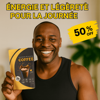 Proffee – Le café protéiné coupe - faim qui affine la silhouette, réduit les ballonnements, apporte une énergie stable sans nervosité et transforme votre quotidien en légèreté. - BOUTIQUE SN