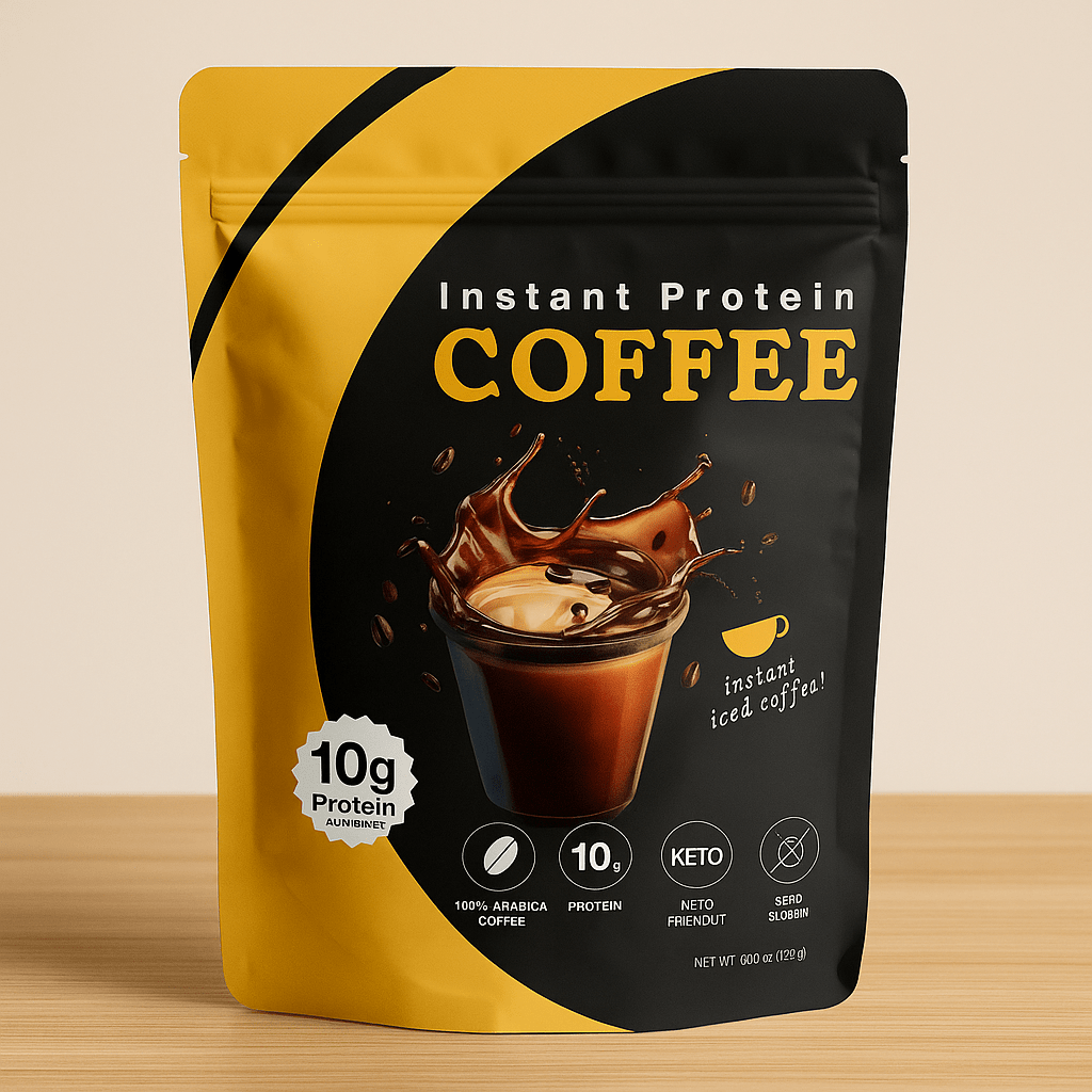 Proffee – Le café protéiné coupe - faim qui affine la silhouette, réduit les ballonnements, apporte une énergie stable sans nervosité et transforme votre quotidien en légèreté. - BOUTIQUE SN
