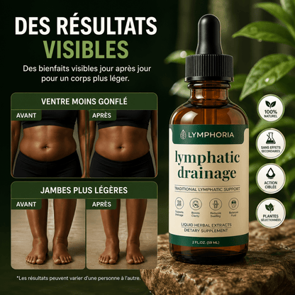 Drainant Lymphatique - Anti-Rétention d'Eau · Ventre, Jambes, Visage - BOUTIQUE SN