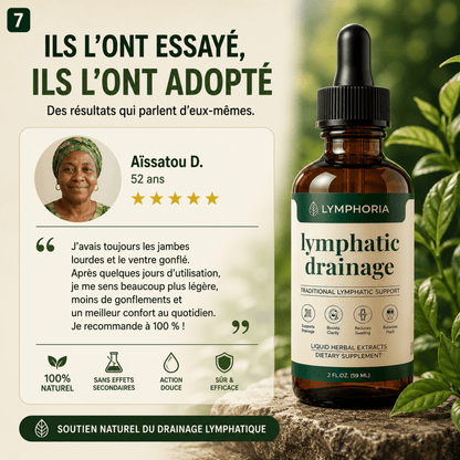 Drainant Lymphatique - Anti-Rétention d'Eau · Ventre, Jambes, Visage - BOUTIQUE SN