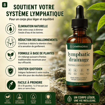 Drainant Lymphatique - Anti-Rétention d'Eau · Ventre, Jambes, Visage - BOUTIQUE SN