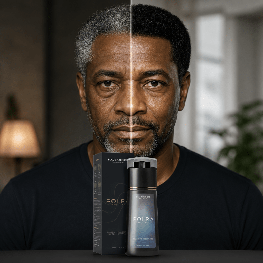 Shampoing Colorant Instantané Noir Homme et Femme – 10 Minutes - BOUTIQUE SN