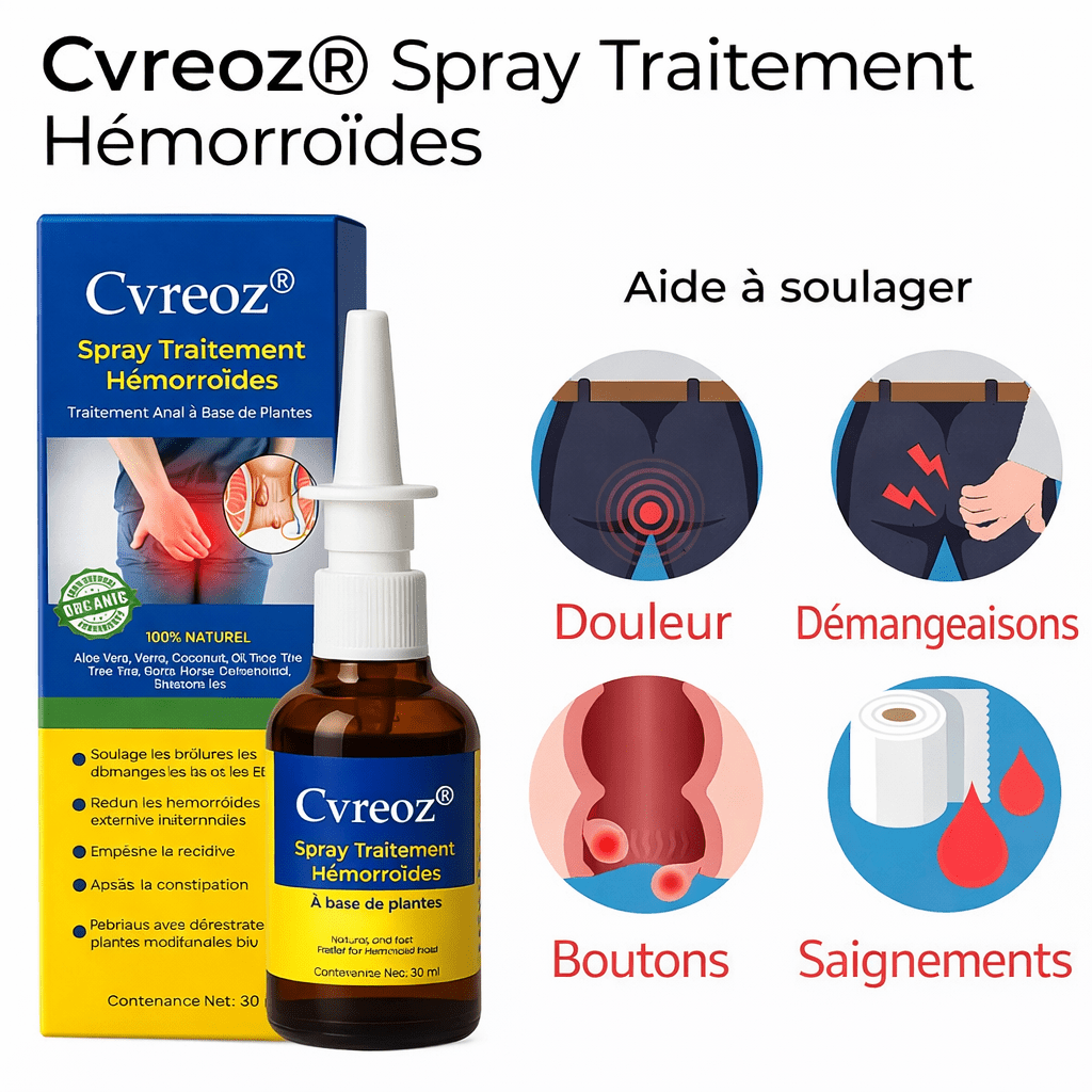 Spray anal pour le traitement des hémorroïdes à base de plantes - BOUTIQUE SN