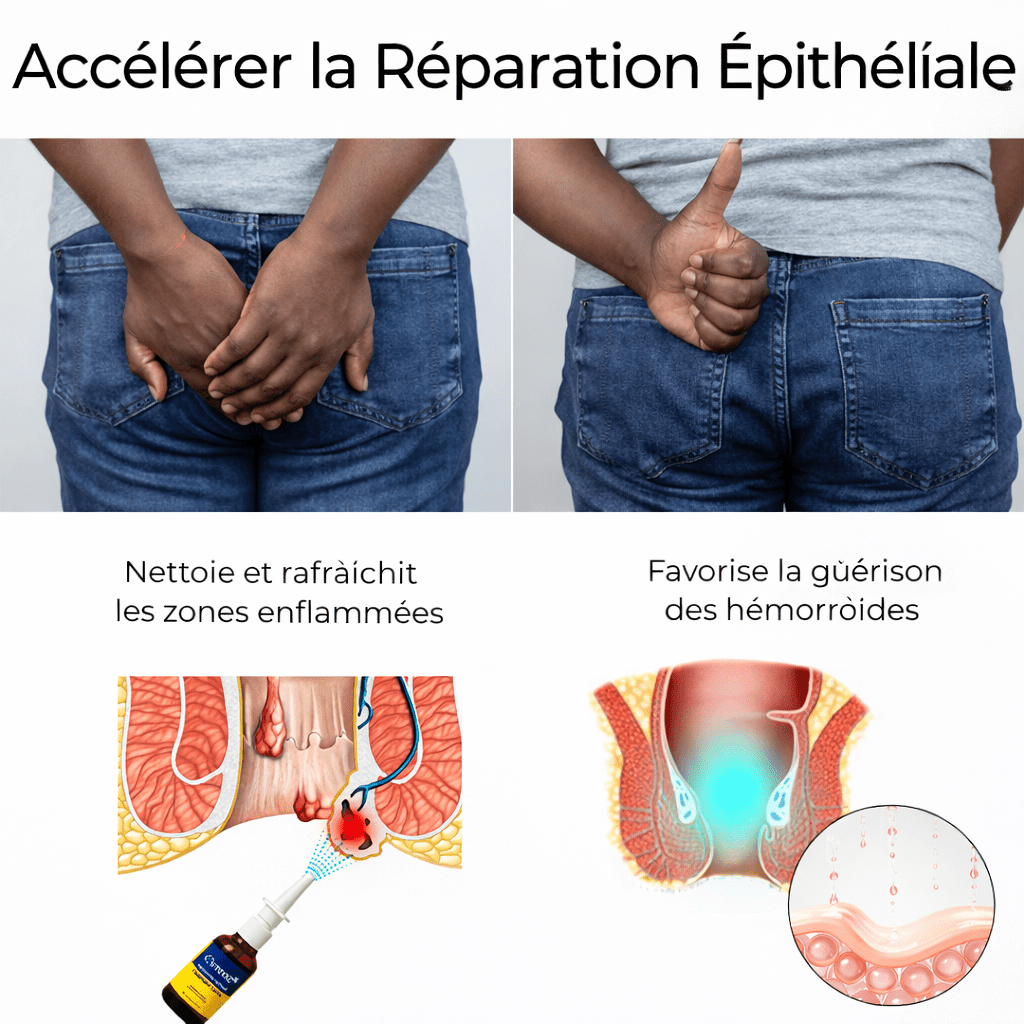 Spray anal pour le traitement des hémorroïdes à base de plantes - BOUTIQUE SN