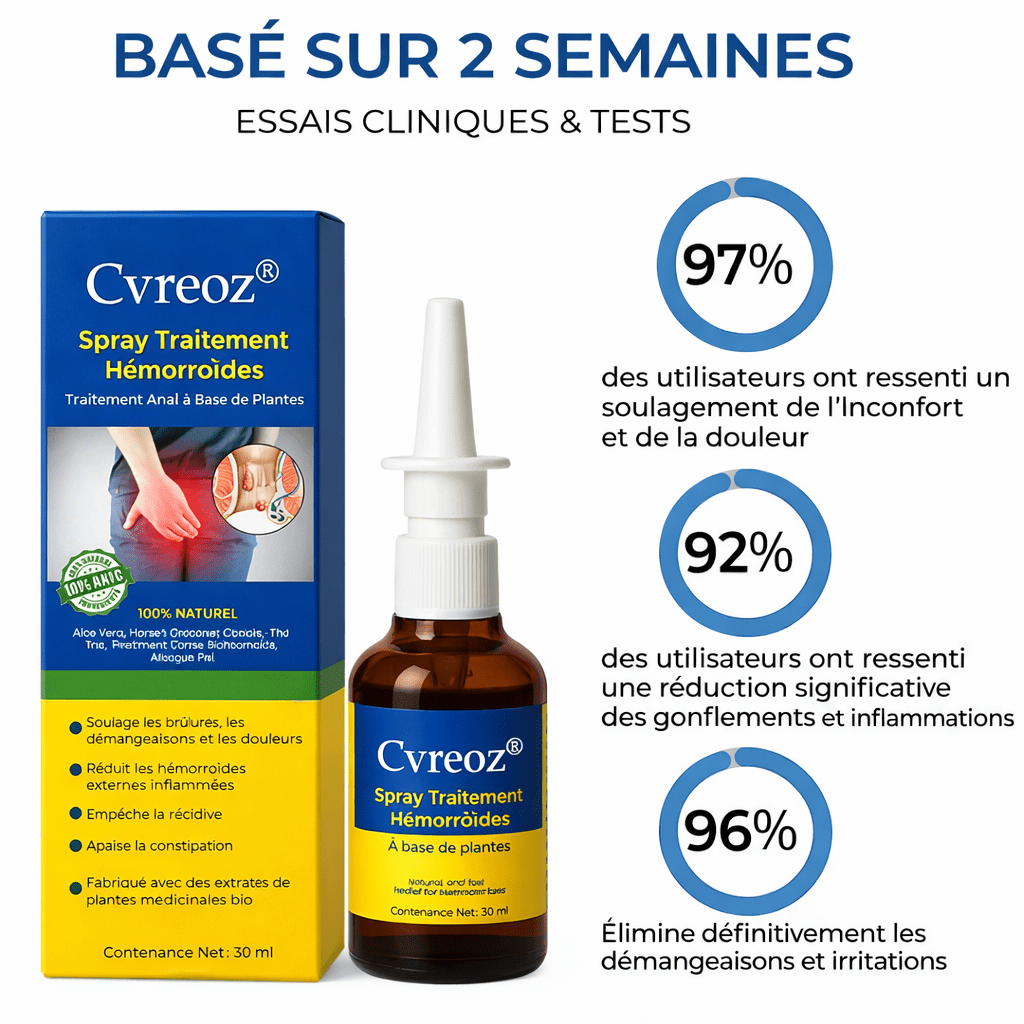Spray anal pour le traitement des hémorroïdes à base de plantes - BOUTIQUE SN