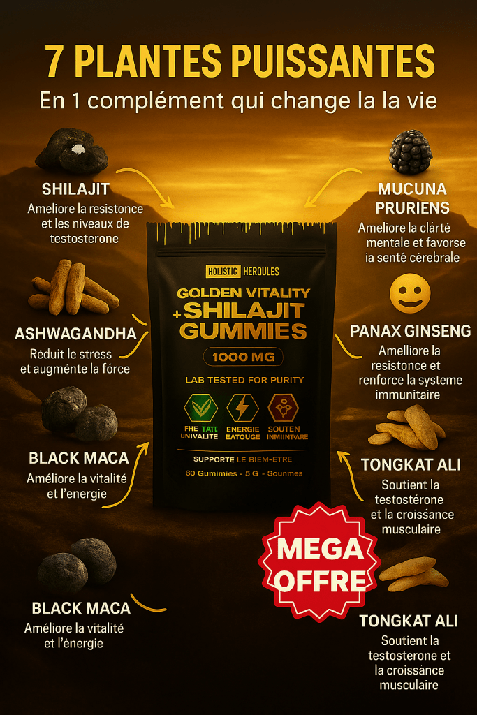Shilajit Gummies™ - Activez votre pouvoir intérieur, améliorez votre état physique et mental avec chaque gomme naturelle - BOUTIQUE SN