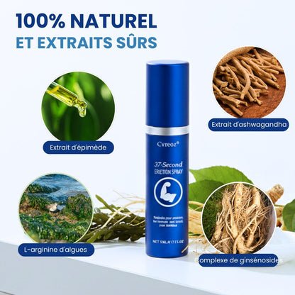 37 SECONDES POUR BANDER. SPRAY ÉRECTILE À ACTION RAPIDE, JUSQU’À 3H DE PERFORMANCE. - BOUTIQUE SN