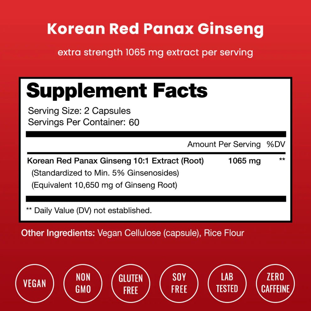 Korean Panax Ginseng – Votre énergie renaît - BOUTIQUE SN