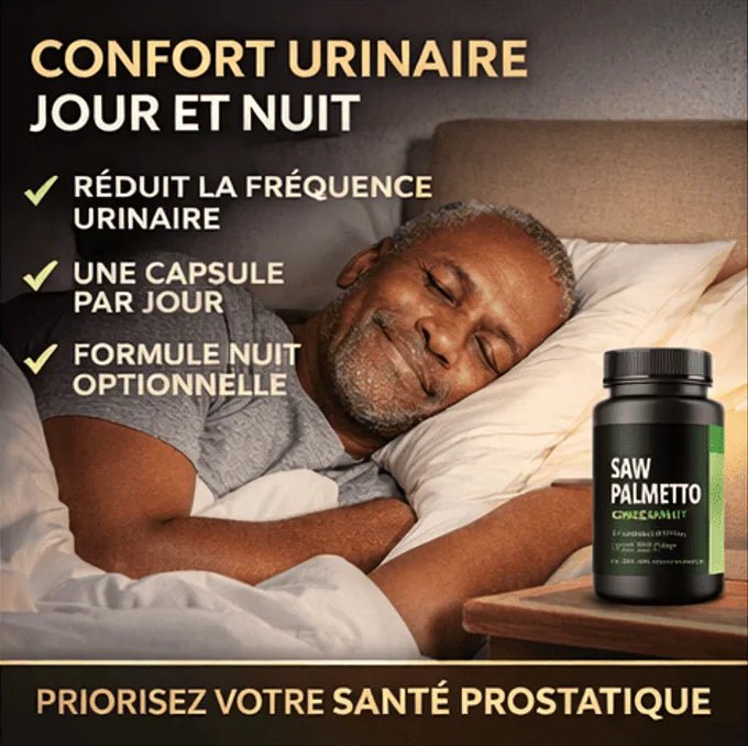 SYNDIYA™ Capsules de Palmier Nain Pour la Santé de la Prostate et L'amélioration du Fonctionnement des Voies Urinaires - 100 Capsules - BOUTIQUE SN