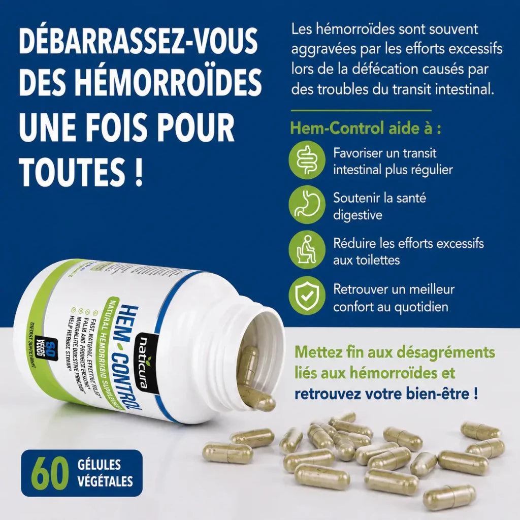 Hem control pour le traitement des hémorroïdes - BOUTIQUE SN