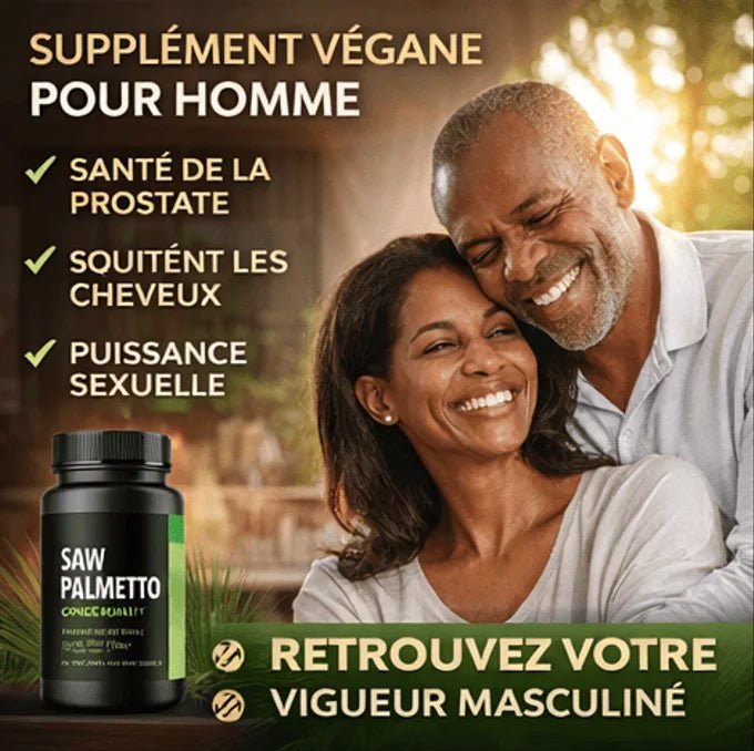 SYNDIYA™ Capsules de Palmier Nain Pour la Santé de la Prostate et L'amélioration du Fonctionnement des Voies Urinaires - 100 Capsules - BOUTIQUE SN
